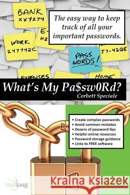 What's My Password? Corbett Speciale 9781482629712 Createspace