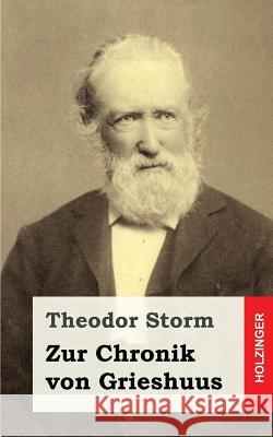 Zur Chronik von Grieshuus Storm, Theodor 9781482753219