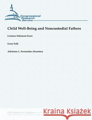 Child Well-Being and Noncustodial Fathers Carmen Solomon-Fears Gene Falk Adrienne L. Fernandes-Alcantara 9781482762099 Createspace