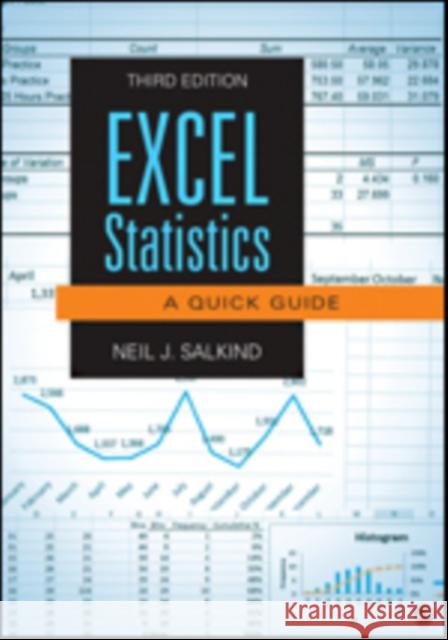 Excel Statistics: A Quick Guide Neil J. Salkind 9781483374048 Sage Publications, Inc