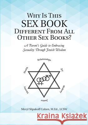 Why Is This Sex Book Different From All Other Sex Books?: A Parent's Guide to Embracing Sexuality Through Jewish Wisdom M Ed Lcsw Slipakoff Cohen 9781483437927 Lulu Publishing Services