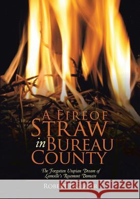 A Fire of Straw in Bureau County: The Forgotten Utopian Dream of Lamoille's Rosemont Domain Robert J Glaser 9781483456782
