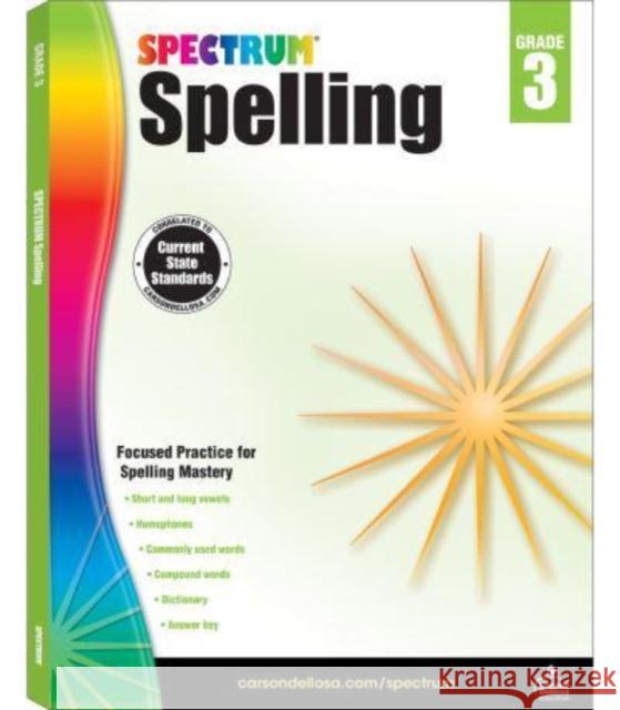 Spectrum Spelling Grade 3 Spectrum 9781483811765 Carson Dellosa