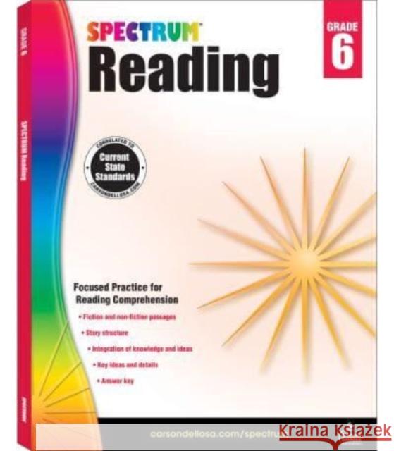 Spectrum Reading Workbook, Grade 6 Spectrum 9781483812199 Carson Dellosa