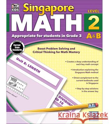 Singapore Math, Grade 3 Carson-Dellosa Publishing                Thinking Kids 9781483813196 Thinking Kids