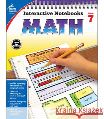 Math, Grade 7 Kathryn Kee Daughtrey 9781483831275 Carson Dellosa Publishing Company