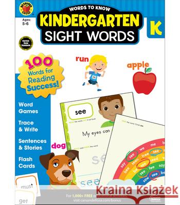 Words to Know Sight Words, Grade K Thinking Kids                            Carson-Dellosa Publishing 9781483849324 Thinking Kids