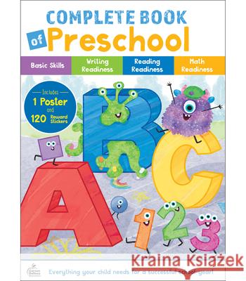 Complete Book of Preschool Carson Dellosa Education 9781483862361 Thinking Kids