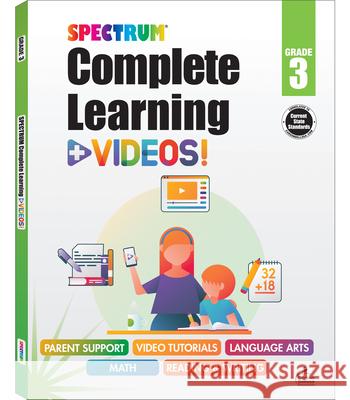 Spectrum Complete Learning + Videos Workbook Spectrum 9781483865225 Spectrum