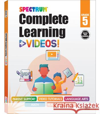 Spectrum Complete Learning + Videos Spectrum                                 Carson Dellosa Education 9781483865249 