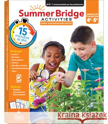 Summer Bridge Activities Spanish 4-5, Grades 4 - 5 Summer Bridge Activities 9781483865317 Summer Bridge Activities