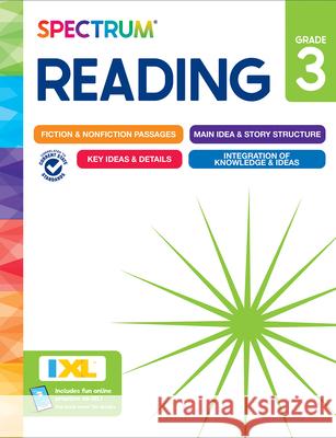 Spectrum Reading Workbook, Grade 3 Spectrum                                 Carson Dellosa Education 9781483874753 Spectrum