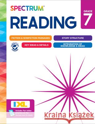 Spectrum Reading Workbook, Grade 7 Spectrum                                 Carson Dellosa Education 9781483874791 Spectrum