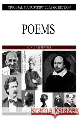 Poems G. K. Chesterton 9781484099841 Createspace