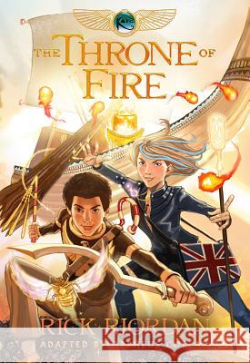 Kane Chronicles, The, Book Two the Throne of Fire: The Graphic Novel (the Kane Chronicles, Book Two) Riordan, Rick 9781484714935 Disney-Hyperion