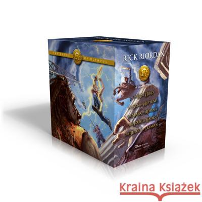 The Heroes of Olympus Hardcover Boxed Set Rick Riordan John Rocco 9781484720721 Disney Press