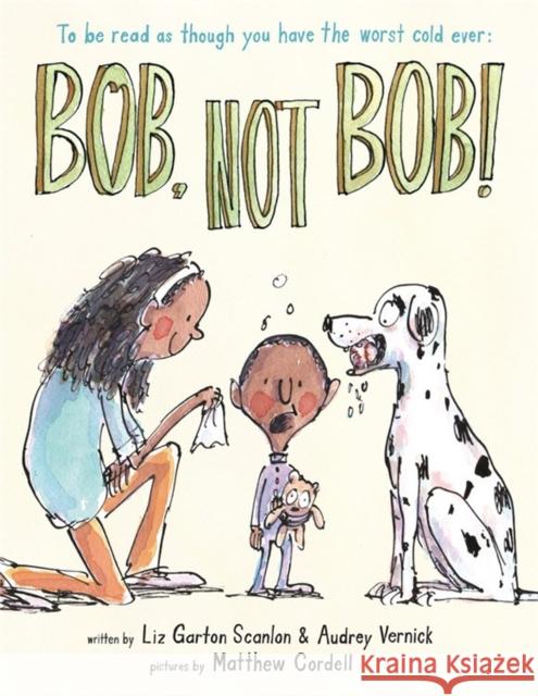 Bob Not Bob!: *To Be Read as Though You Have the Worst Cold Ever Vernick, Audrey 9781484723029 Disney-Hyperion