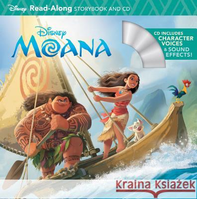 Moana Read-Along Storybook & CD Disney Books 9781484743614 Disney Press