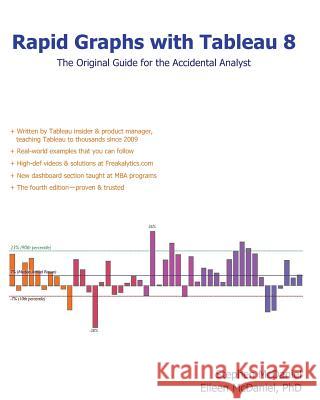 Rapid Graphs with Tableau 8: The Original Guide for the Accidental Analyst Stephen McDaniel Dr Eileen McDaniel 9781484964491 Createspace