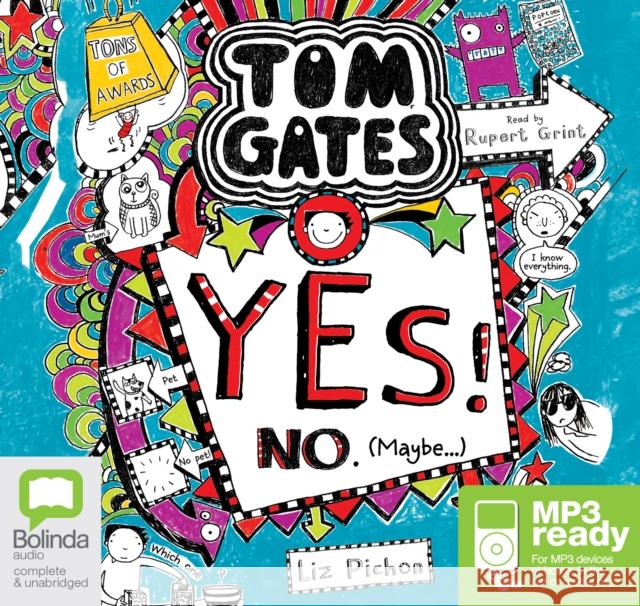 Yes! No (Maybe...) Liz Pichon, Rupert Grint 9781486294350 Bolinda Publishing