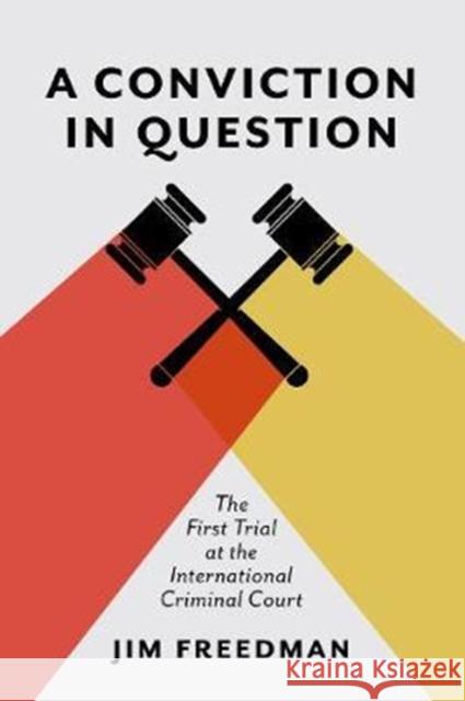 A Conviction in Question: The First Trial at the International Criminal Court Jim Freedman 9781487502898 University of Toronto Press