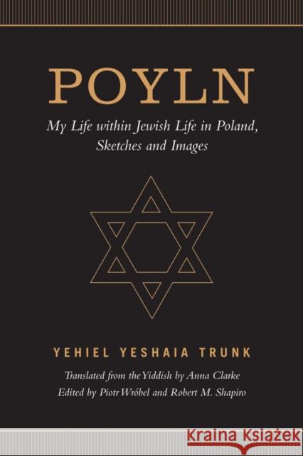 Poyln: My Life Within Jewish Life in Poland, Sketches and Images Yehiel Yeshaia Trunk Piotr J. Wr?bel Robert M. Shapiro 9781487520656