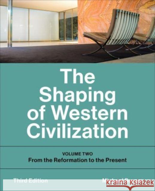 The Shaping of Western Civilization Michael Burger 9781487529734 University of Toronto Press