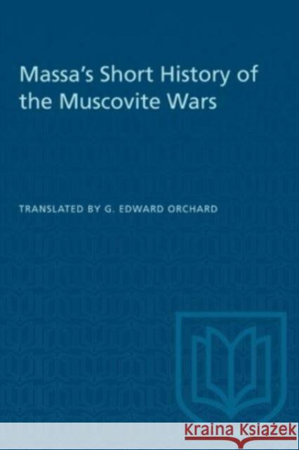 MASSAS SHORT HISTORY OF MUSCOVITE WARP  9781487579197 TORONTO UNIVERSITY PRESS