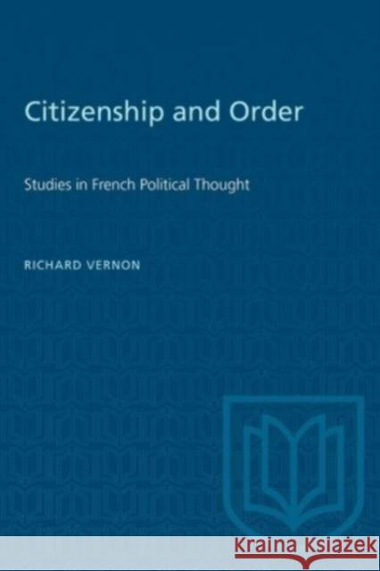 CITIZENSHIP ORDER STUDIES FRENCH POLIP  9781487585440 TORONTO UNIVERSITY PRESS