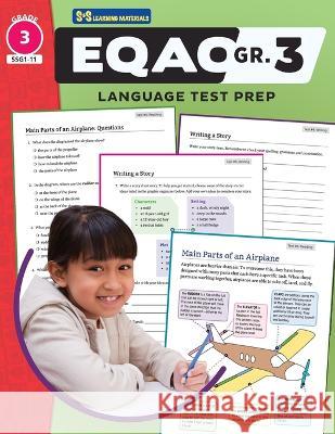 EQAO Grade 3 Language Test Prep Guide Ruth Solski   9781487704001 On the Mark Press