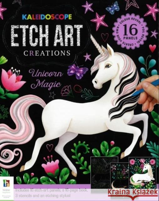 Kaleidoscope Etch Art Creations Unicorn Magic Hinkler Pty Ltd 9781488916342 Hinkler Books