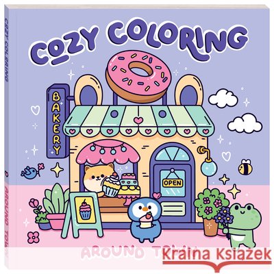 Art Maker Cozy Coloring Around Town Hinkler 9781488972423 Art Maker