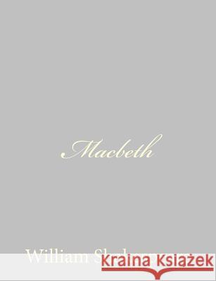 Macbeth William Shakespeare 9781489511898