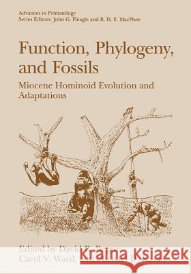 Function, Phylogeny, and Fossils: Miocene Hominoid Evolution and Adaptations Begun, David R. 9781489900777