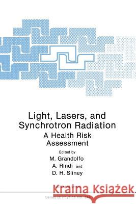 Light, Lasers, and Synchrotron Radiation: A Health Risk Assessment Grandolfo, Martino 9781489906632