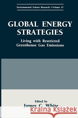 Global Energy Strategies: Living with Restricted Greenhouse Gas Emissions White, James C. 9781489912589 Springer
