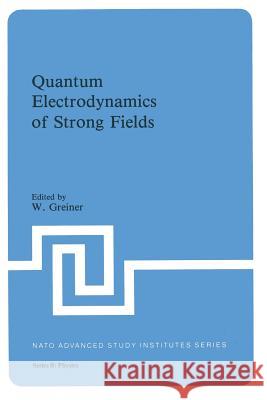 Quantum Electrodynamics of Strong Fields Greiner W. Hold 9781489921413 Springer