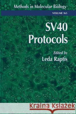 Sv40 Protocols Raptis, Leda 9781489942074 Humana Press