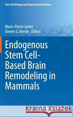 Endogenous Stem Cell-Based Brain Remodeling in Mammals Marie-Pierre Junier Steven G. Kernie 9781489973986 Springer