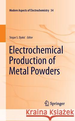 Electrochemical Production of Metal Powders Stojan S. Djokic 9781489979483 Springer