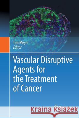 Vascular Disruptive Agents for the Treatment of Cancer Tim Meyer   9781489982261 Springer