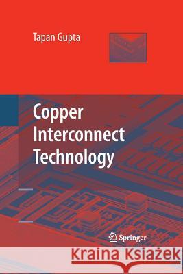 Copper Interconnect Technology Tapan Gupta 9781489985118