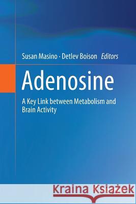 Adenosine: A Key Link Between Metabolism and Brain Activity Masino, Susan 9781489987556 Springer