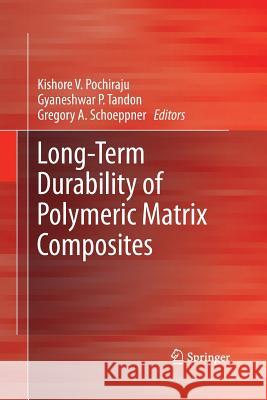 Long-Term Durability of Polymeric Matrix Composites Kishore V Pochiraju Gyaneshwar Tandon Gregory A Schoeppner 9781489990211 Springer