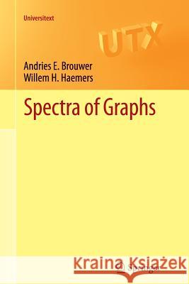 Spectra of Graphs Andries E Brouwer Willem H Haemers  9781489994332 Springer