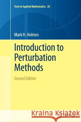 Introduction to Perturbation Methods  9781489996138 Not Avail