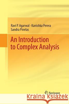 An Introduction to Complex Analysis  9781489997166 Not Avail