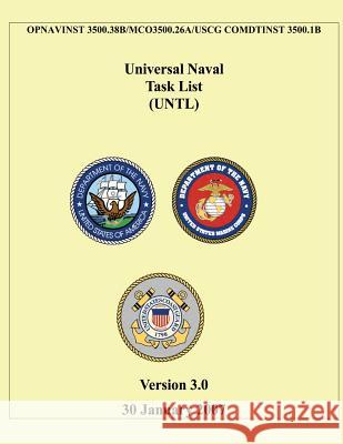 Universal Naval Task List Department Of the Navy 9781490354118 Createspace