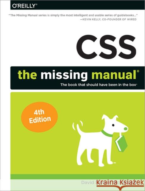 Css: The Missing Manual  9781491918050 O'Reilly Media