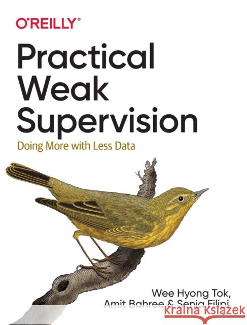 Practical Weak Supervision: Doing More with Less Data Tok, Wee Hyong 9781492077060 O'Reilly Media